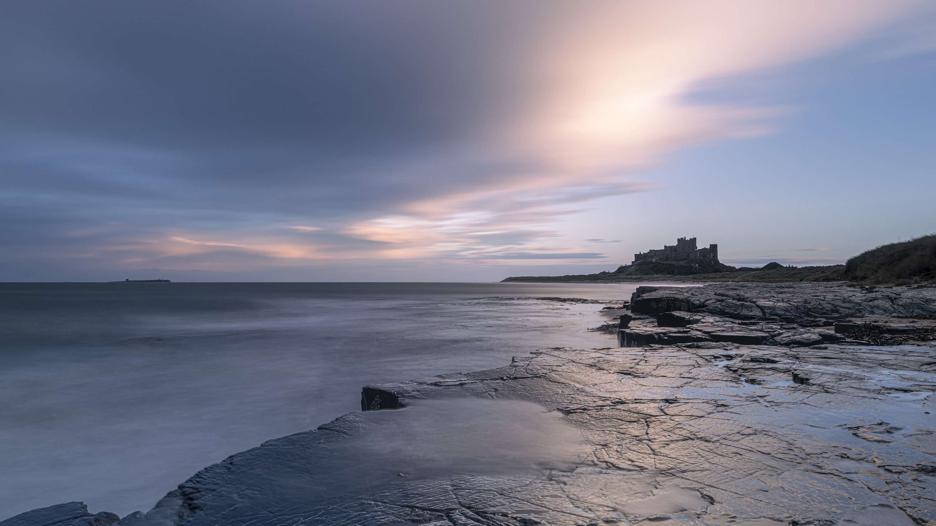 Photograohy Workshop - Sunset Bamburgh Castle by Mark Lawrence aspect2i